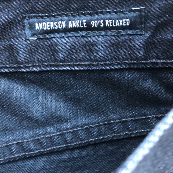 Edwin Jeans Anderson Ankle Jean 90s Relaxed Record Black 34 - Picture 4 of 9